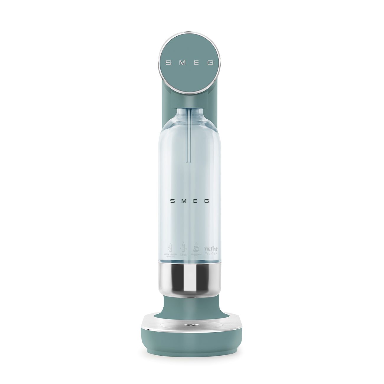 SMEG Sparkling Water Maker - Matte Emerald Green