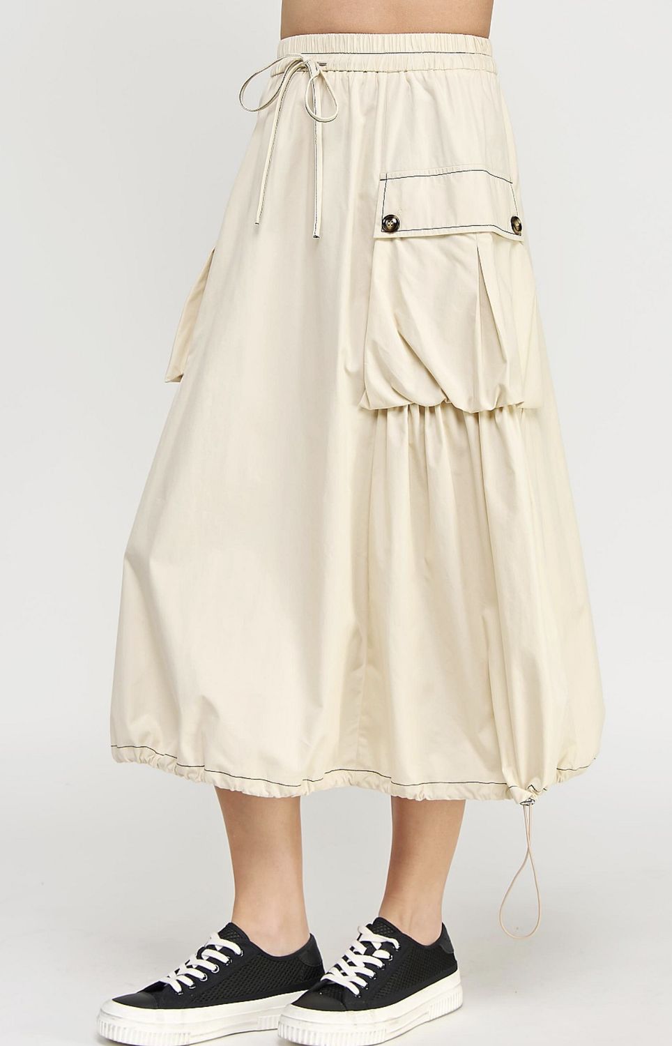 Cargo Midi Skirt