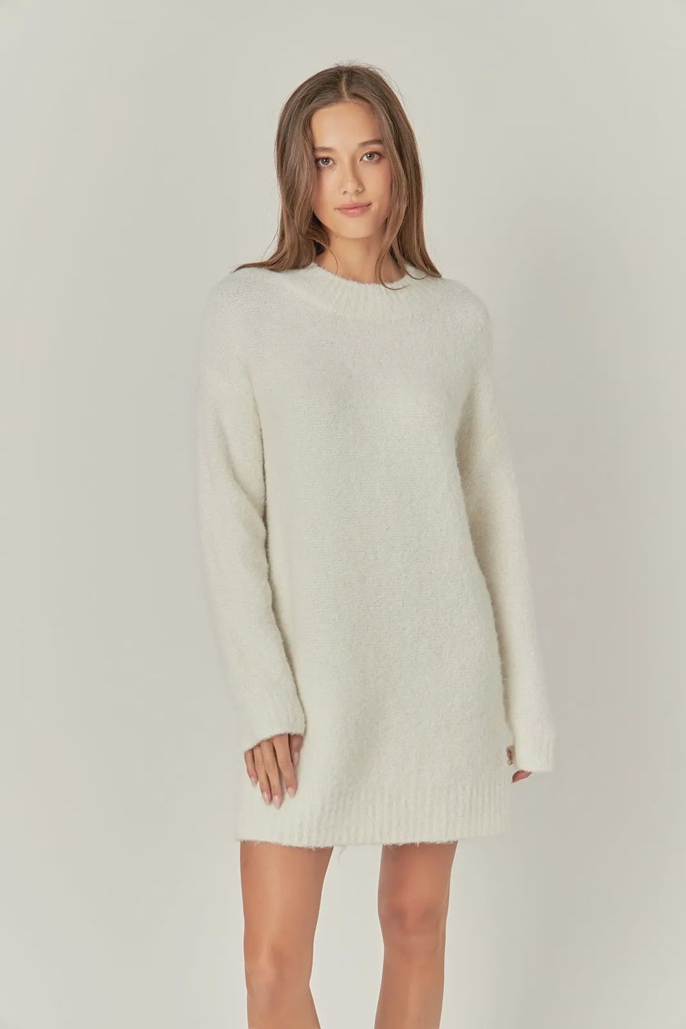 Cream Sweater Dress