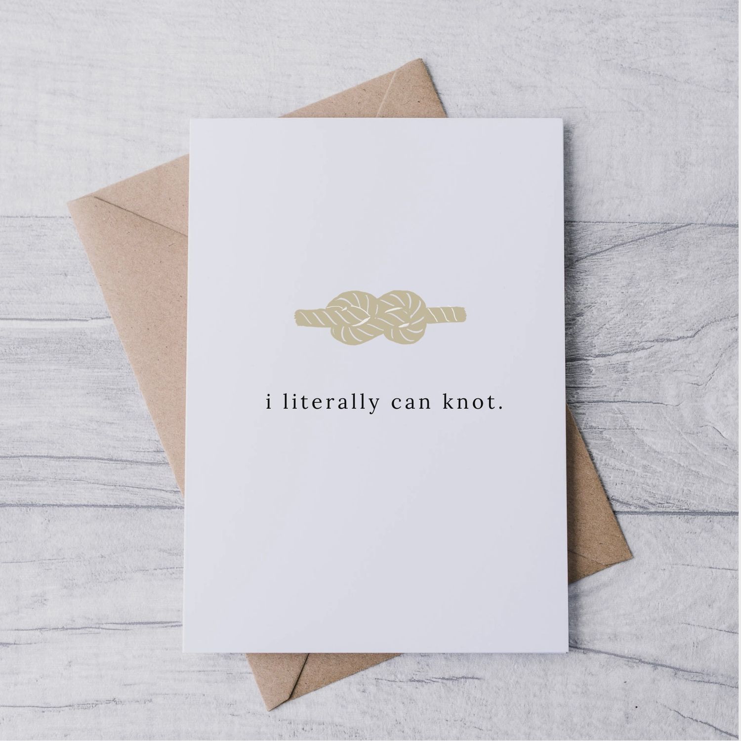 Knot Greeting Card