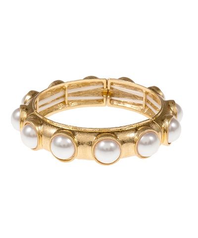 Chunky Pearl Bangle