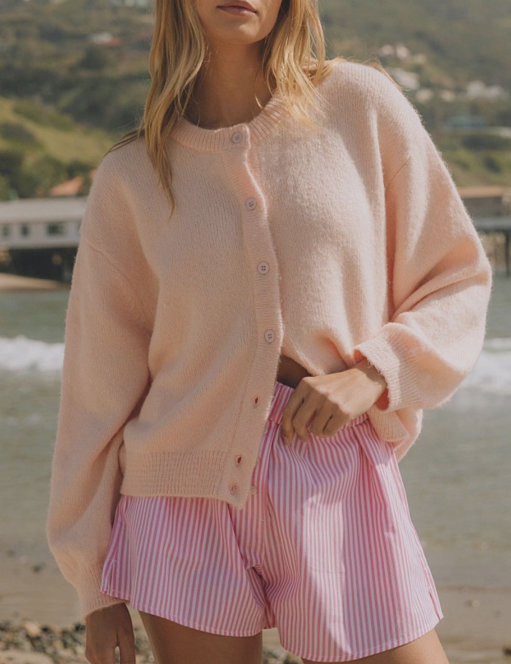 Baby Pink Cardigan