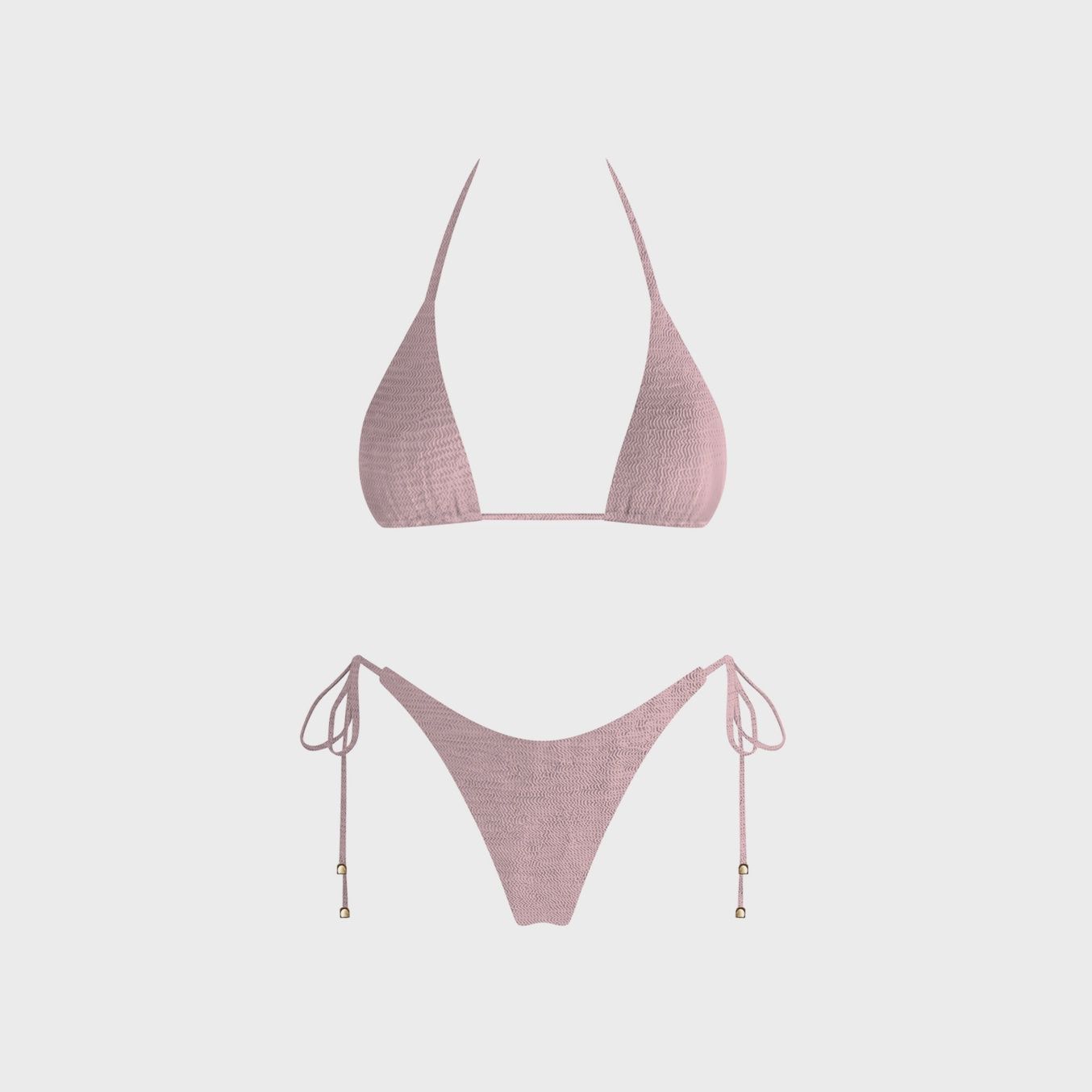 Ash Pink Bikini Set