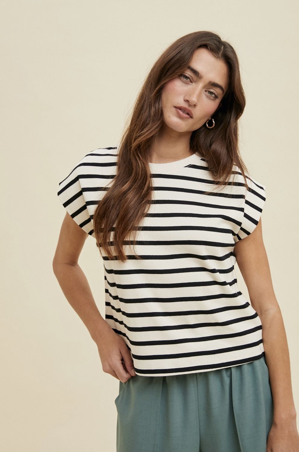 Stripe Muscle Tank