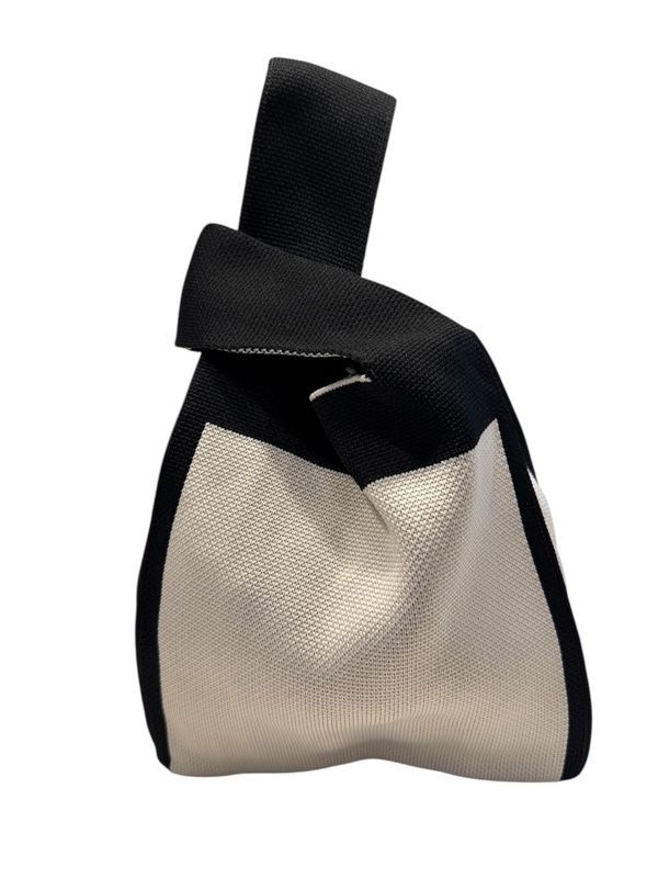 Solid Knit Wrist Bag