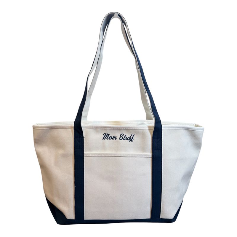 &quot;Mom Stuff&quot; Canvas Tote