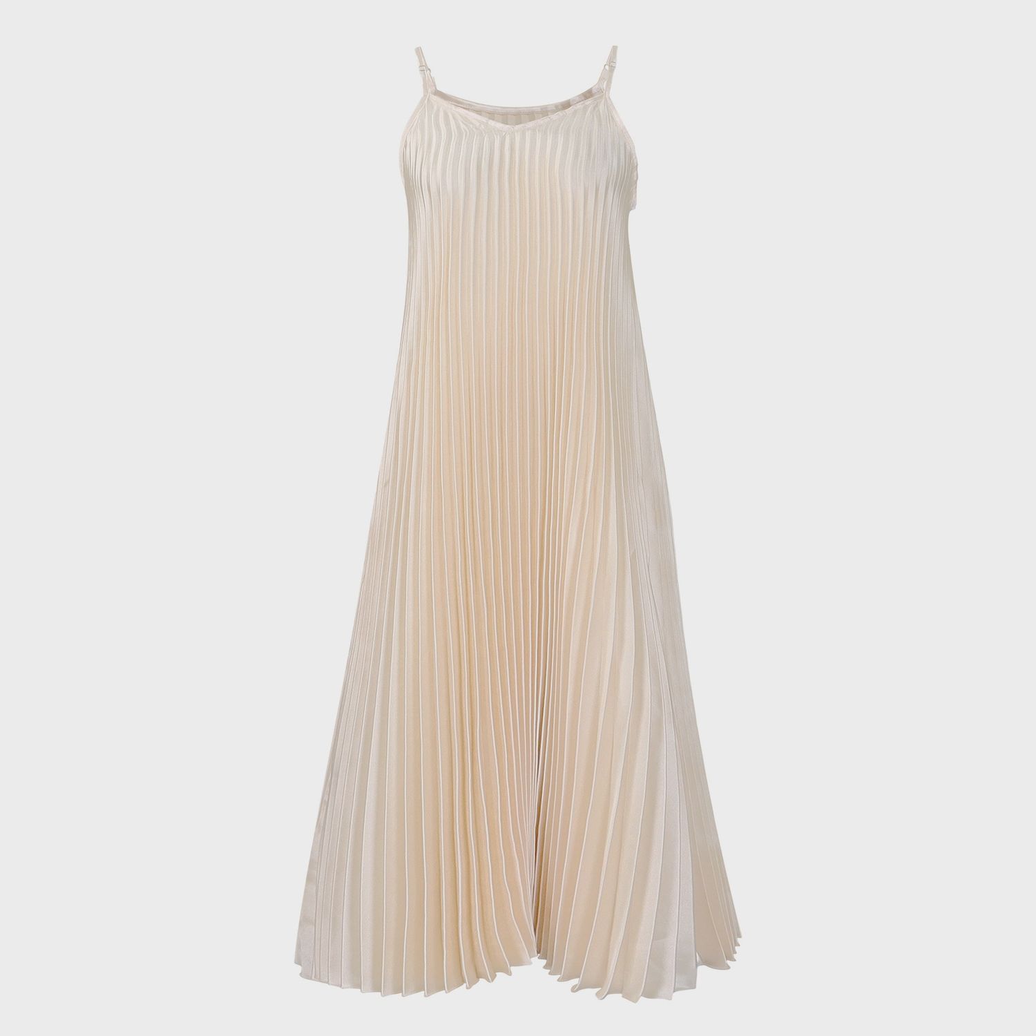 Pleated Maxi Dress
