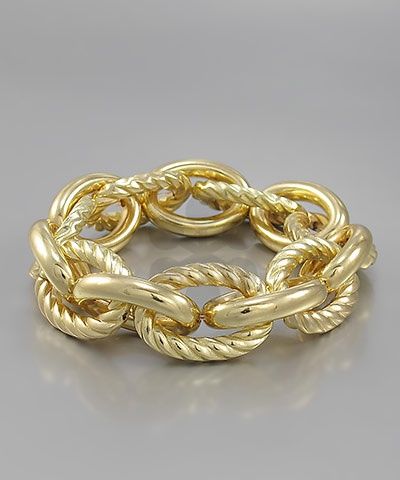 Gold Link Bracelet