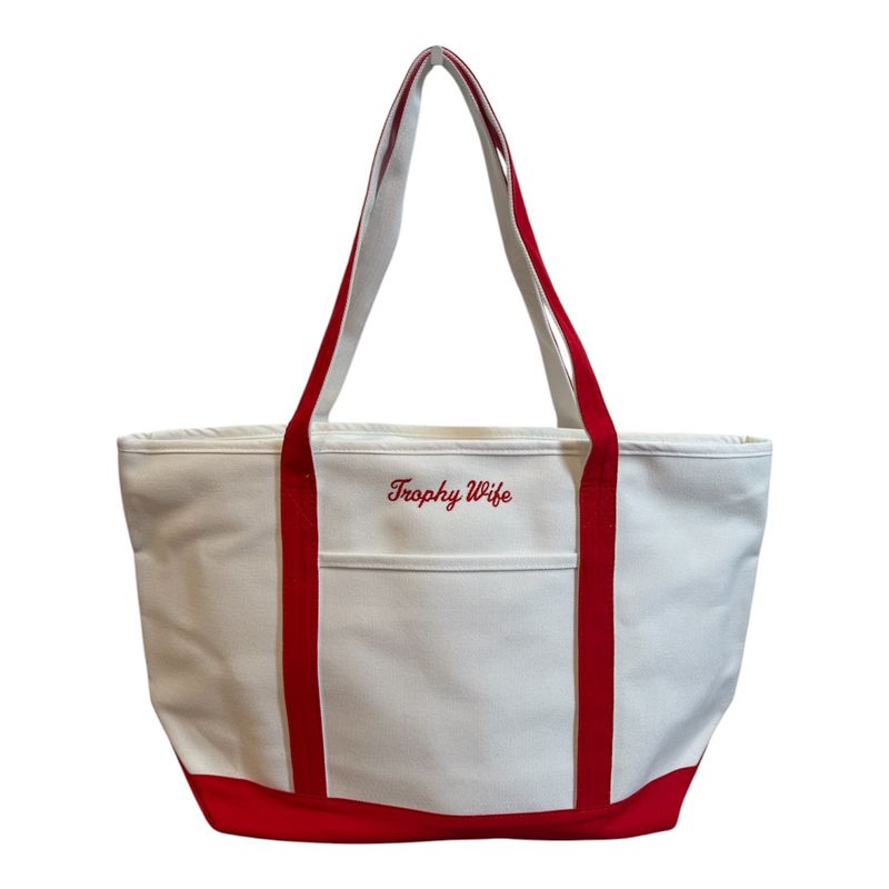 &quot;Trophy Wife&quot; Canvas Tote