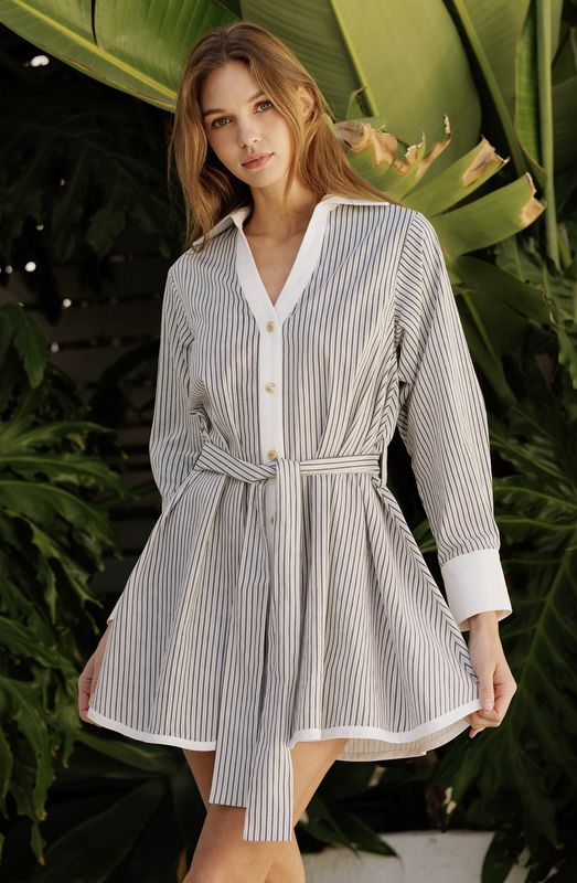 Stripe Tie Dress