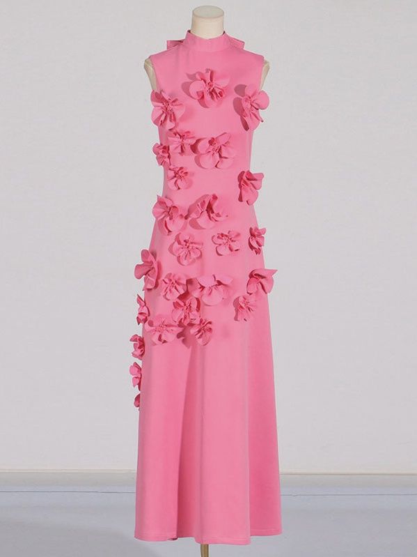 Pink Floral Maxi