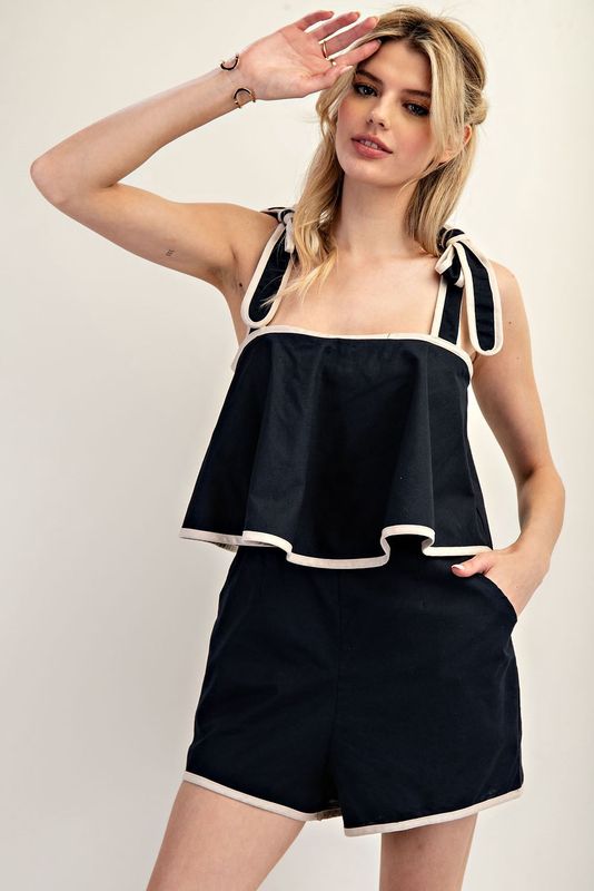 Contrast Romper
