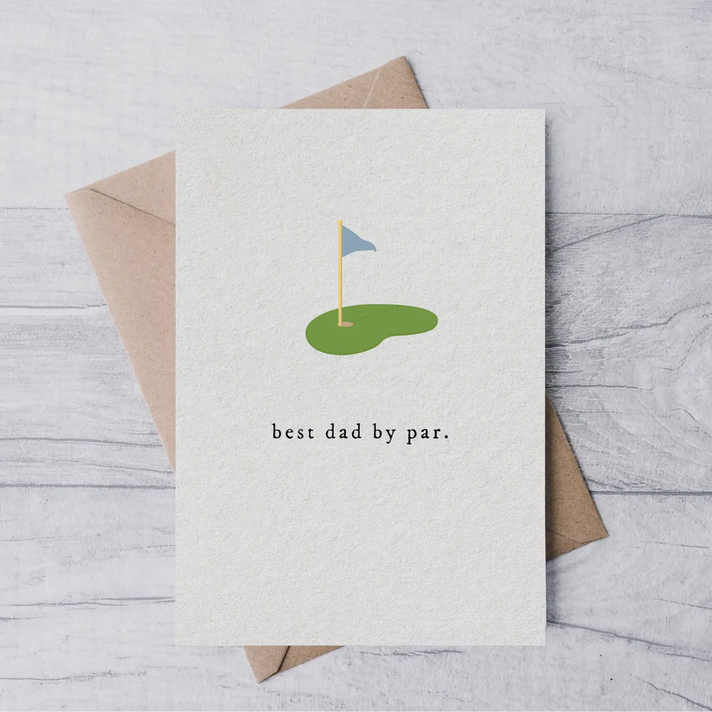 &quot;Best Dad By Par&quot; Father&#39;s Day Card