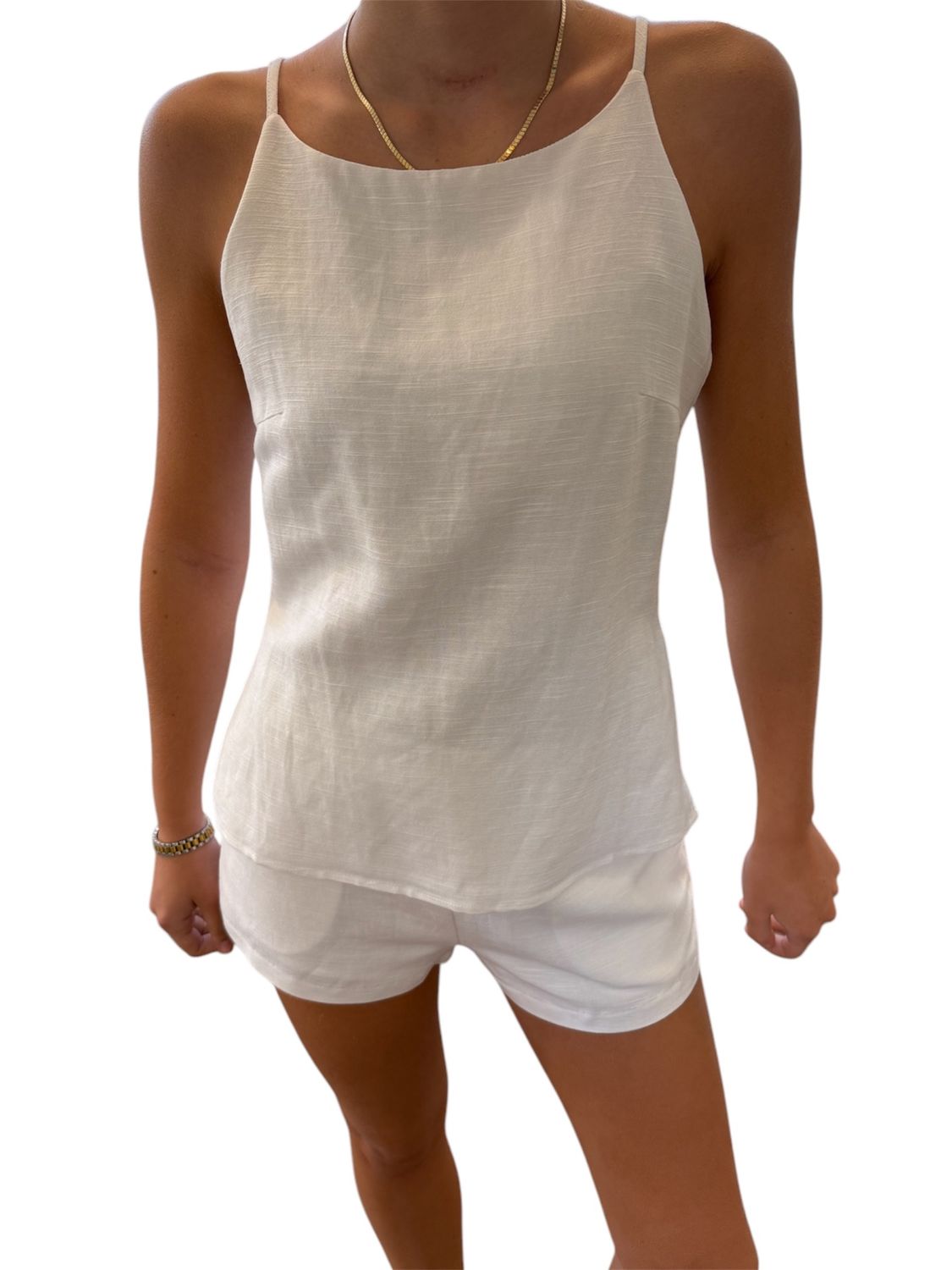 Linen Short Set