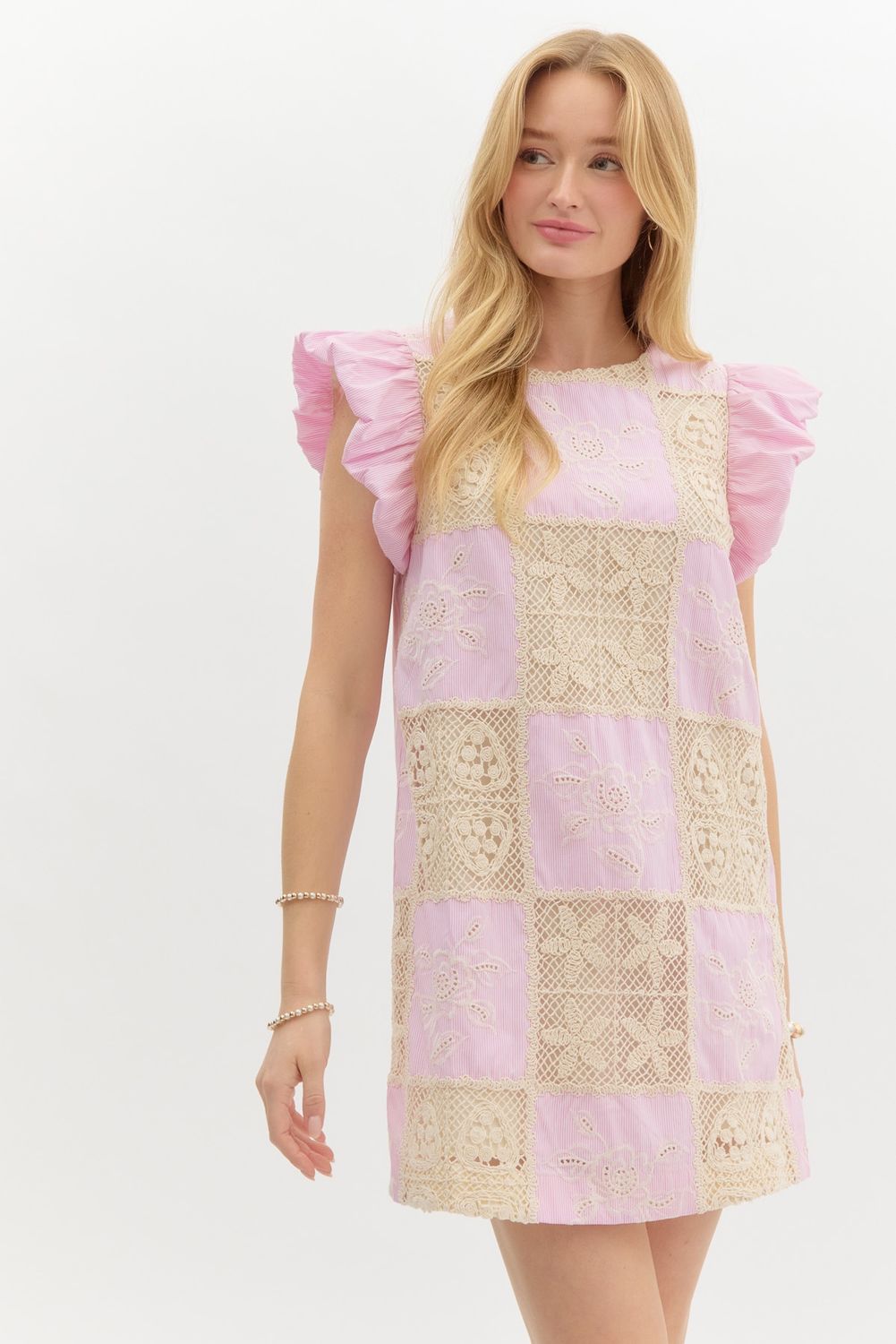 Crochet Panel Dress