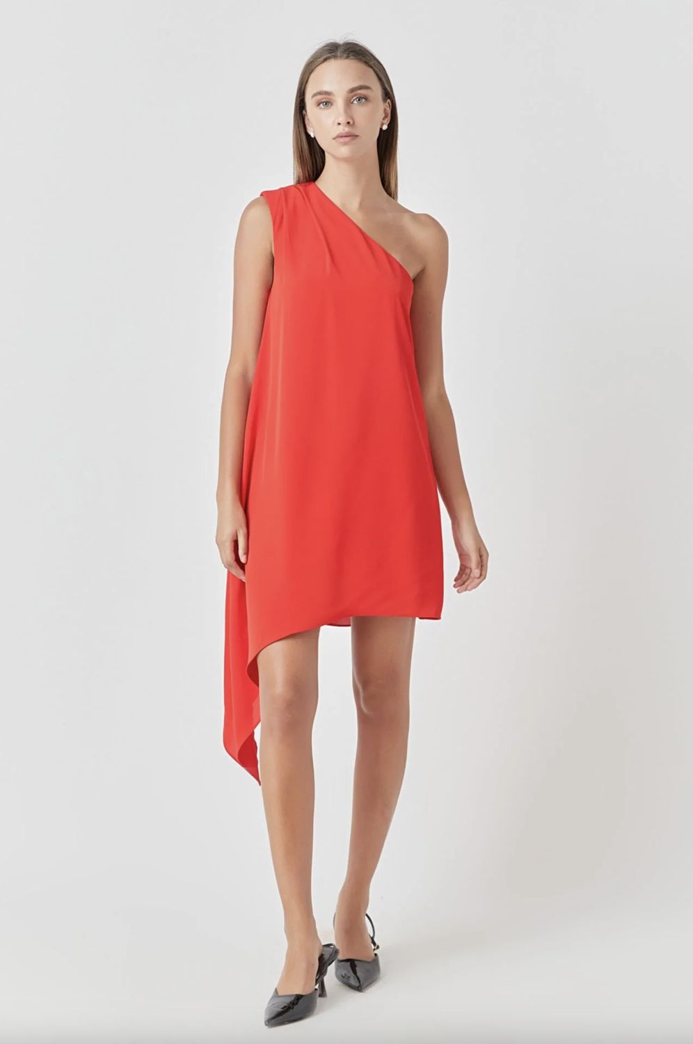 Asymmetrical Mini Dress