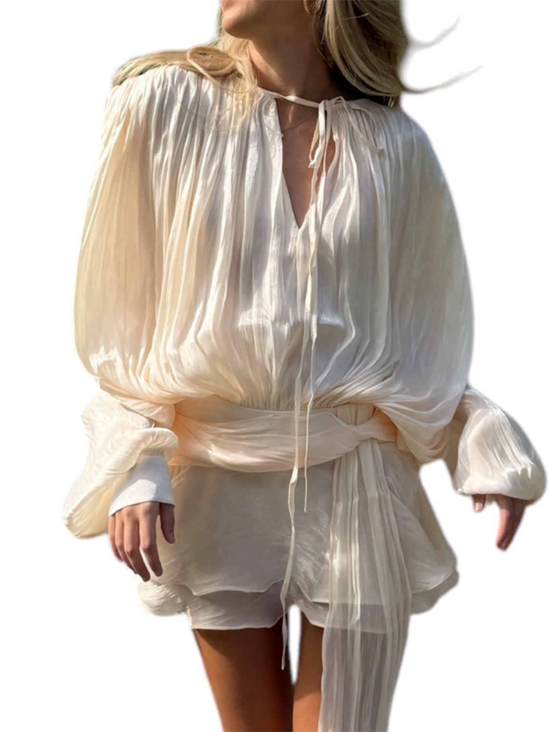 Balloon Sleeve Dress