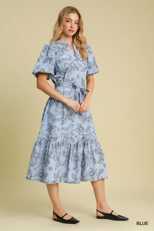 Garden Midi Dress