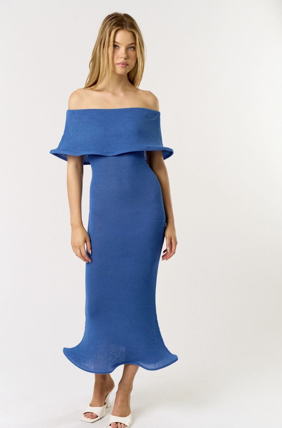 Wavy Hem Dress