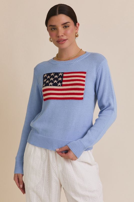 USA Flag Sweater