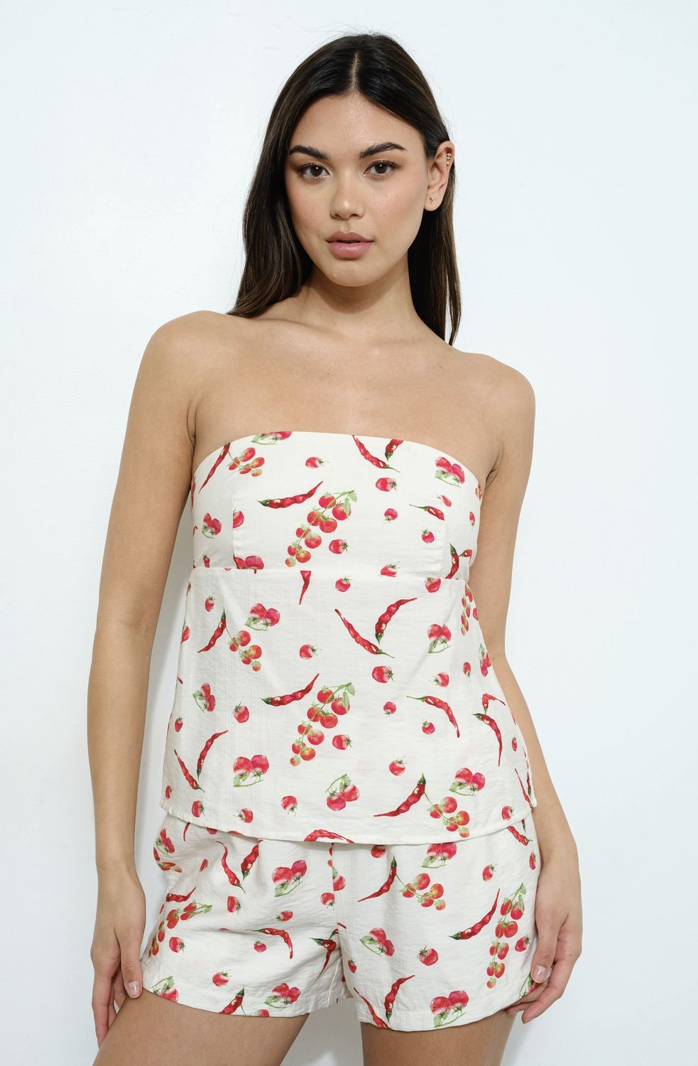 Veggie Strapless Top