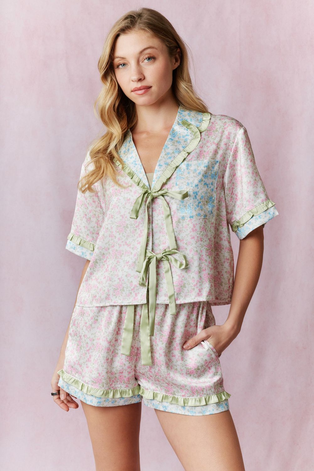 Floral Printed PJs