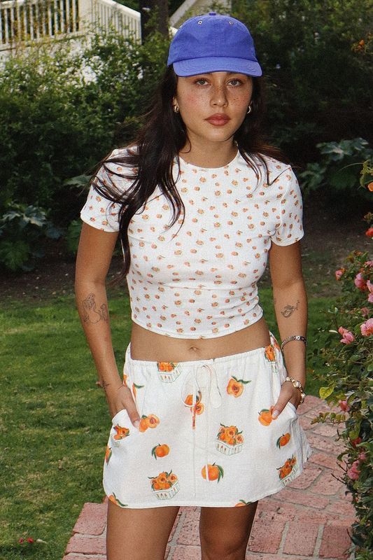 Peachy Mini Skirt