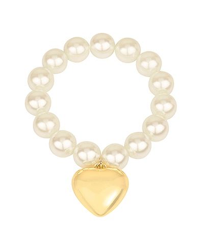 Pearl Heart Bracelet