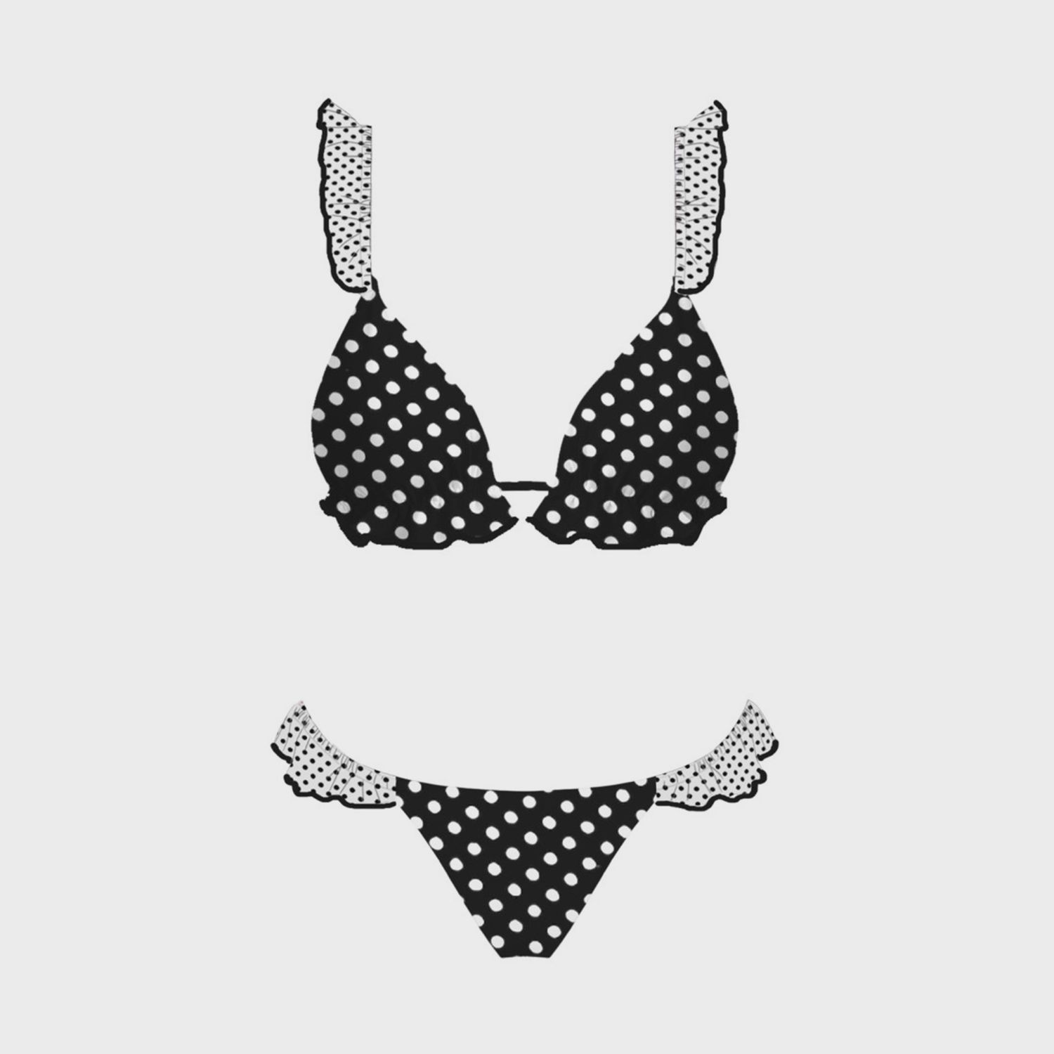 Polka Dot Bikini Set