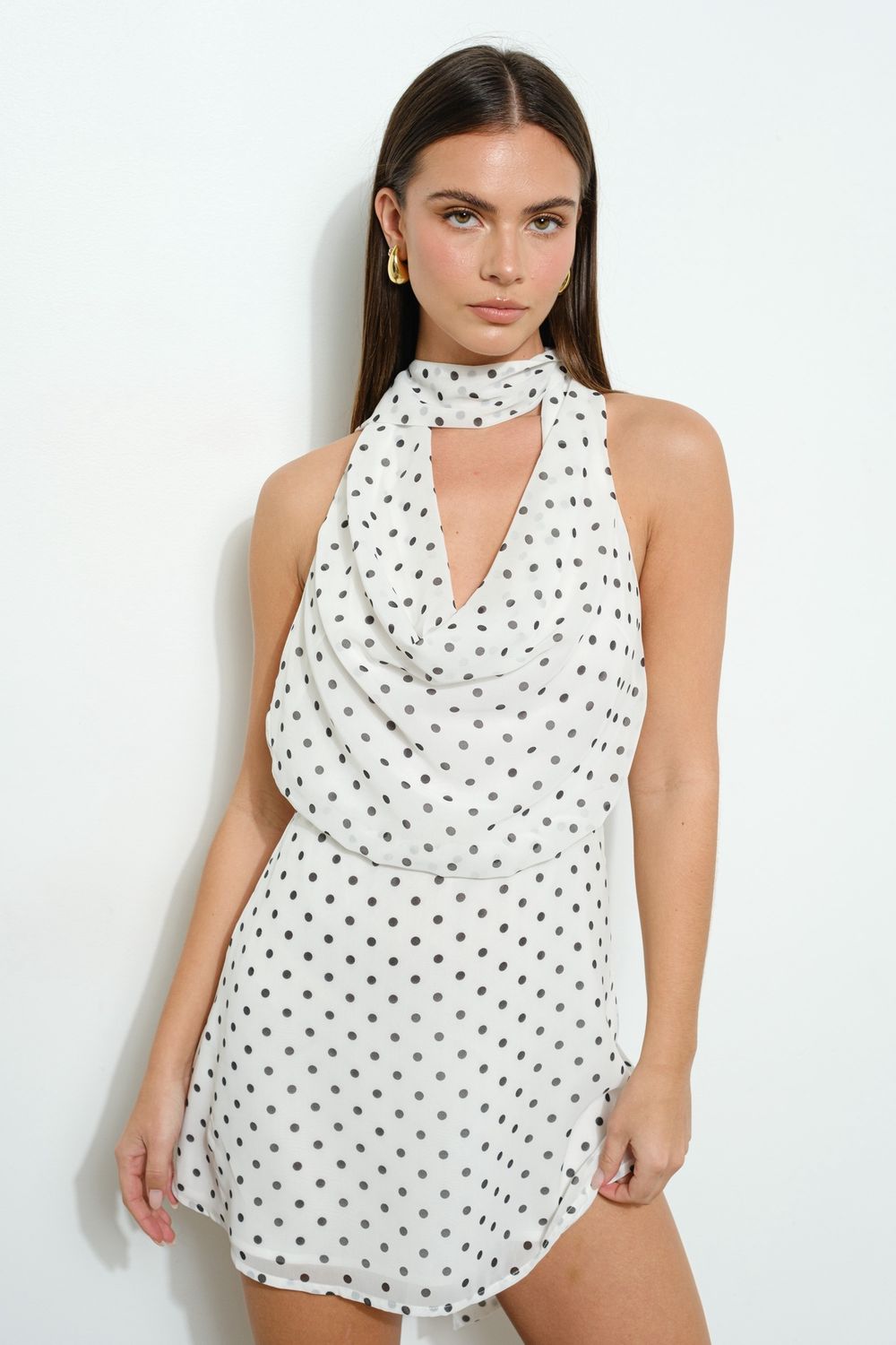 Halter Polka Dot Mini