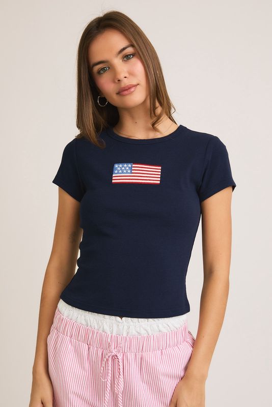 American Flag Tee