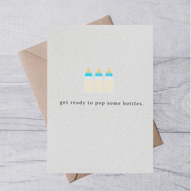 Pop Some Bottles Card
