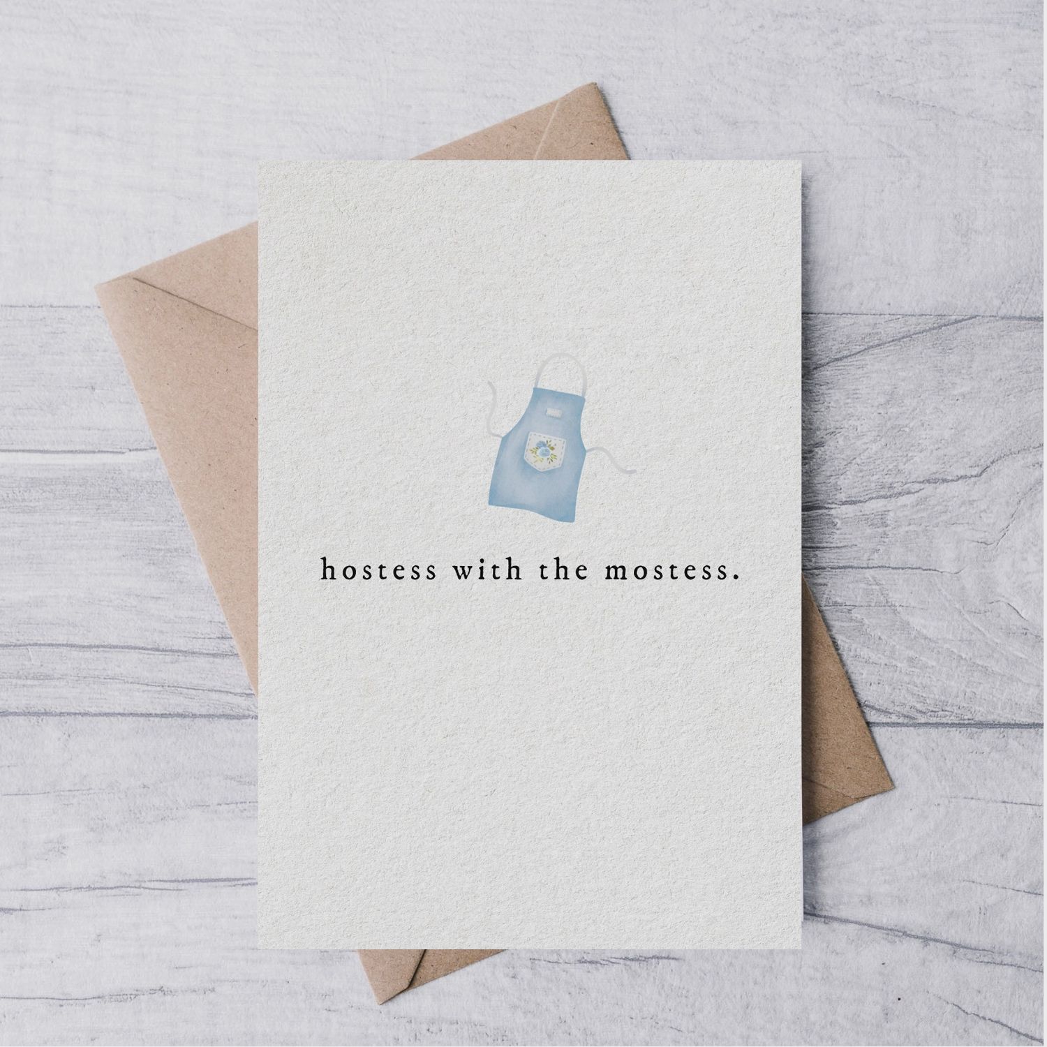 Hostess with the Mostess Card