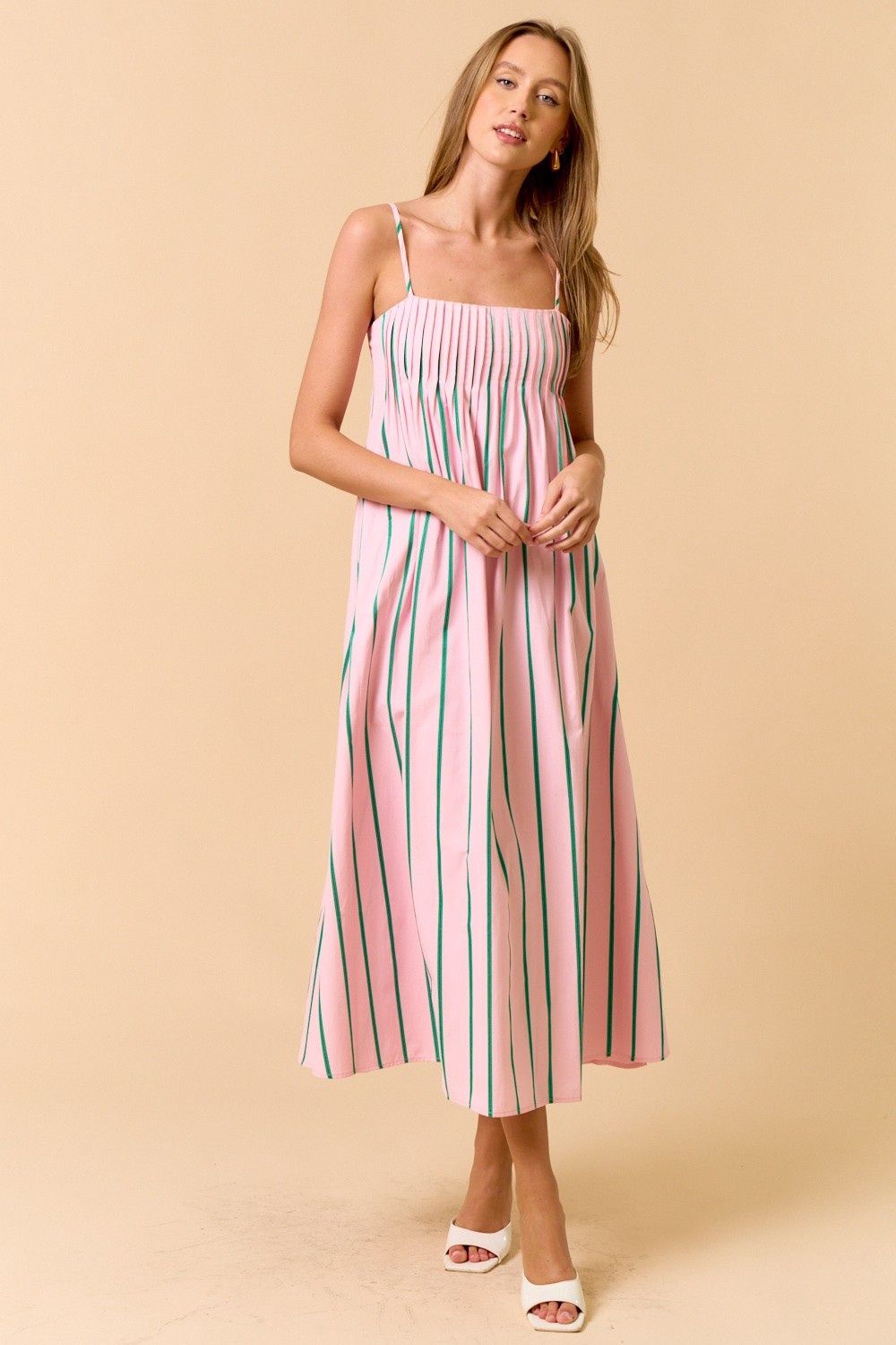 Pink and Green Maxi