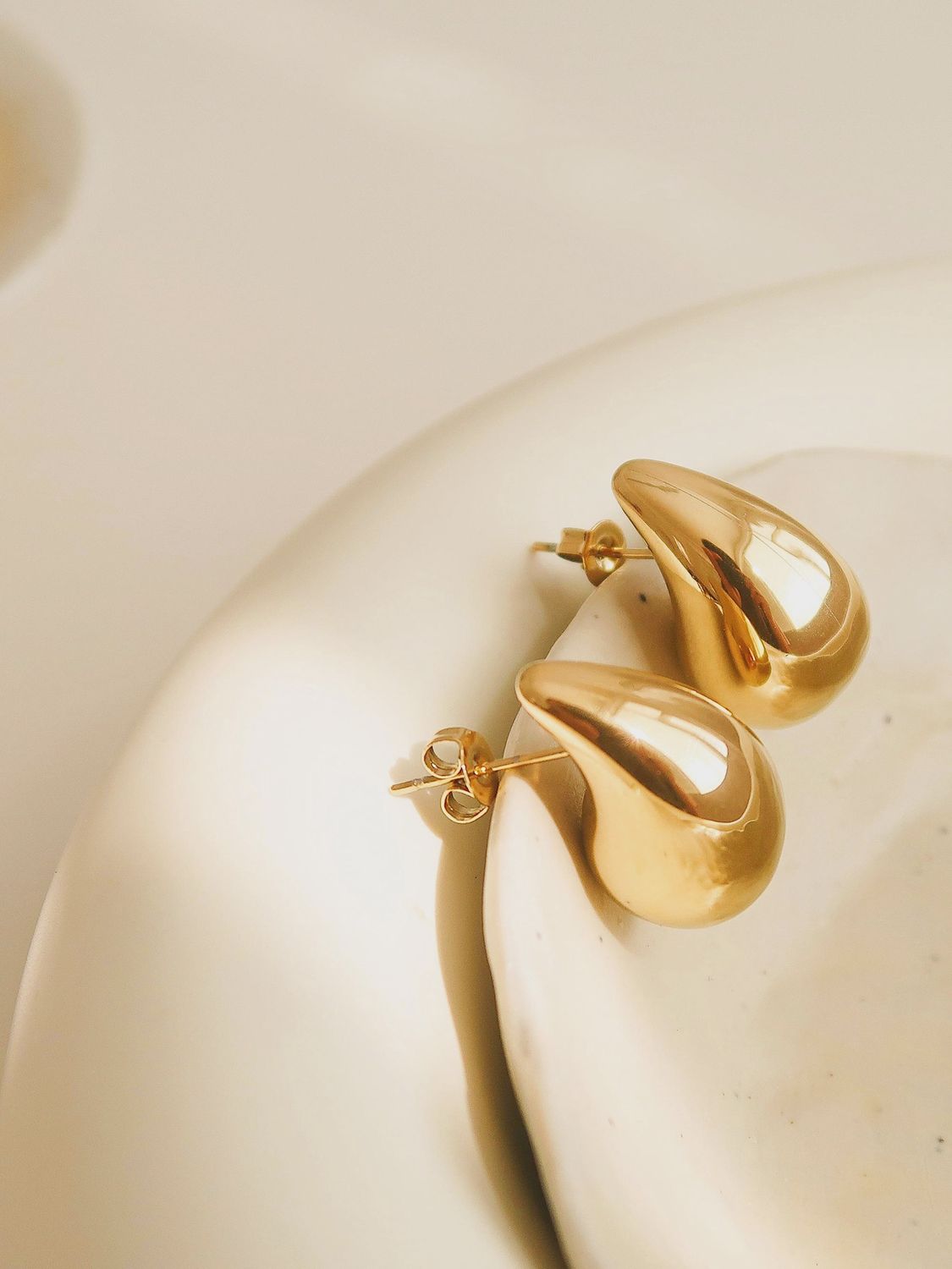 Huggie Droplet Earring