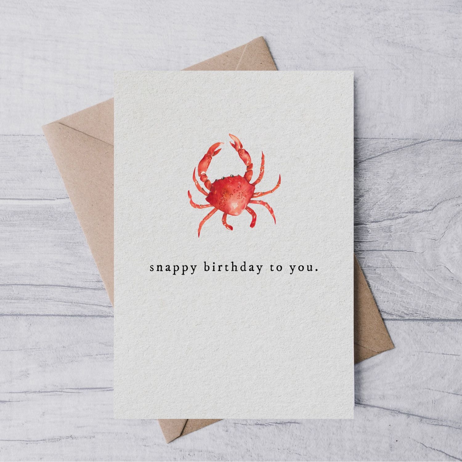 &quot;Snappy&quot; Birthday Card