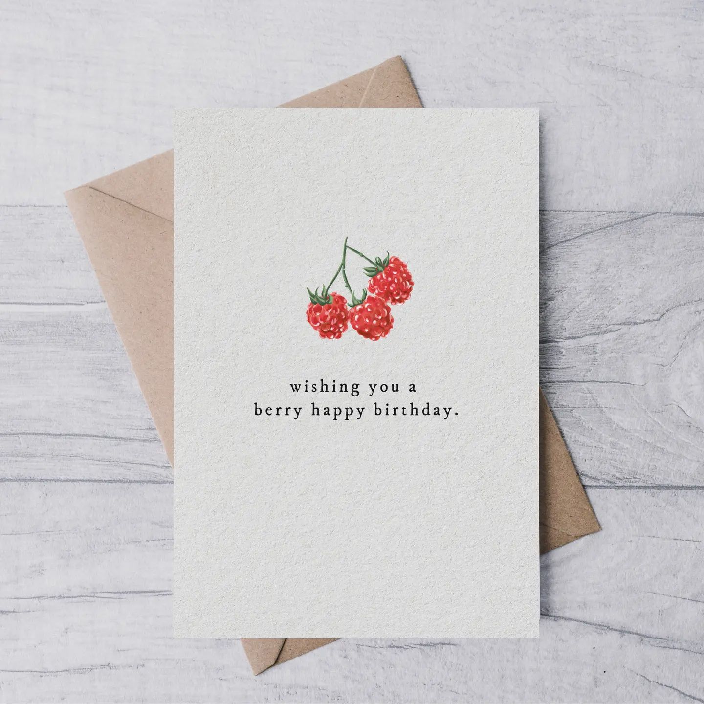 &quot;Berry Happy Birthday&quot; Card