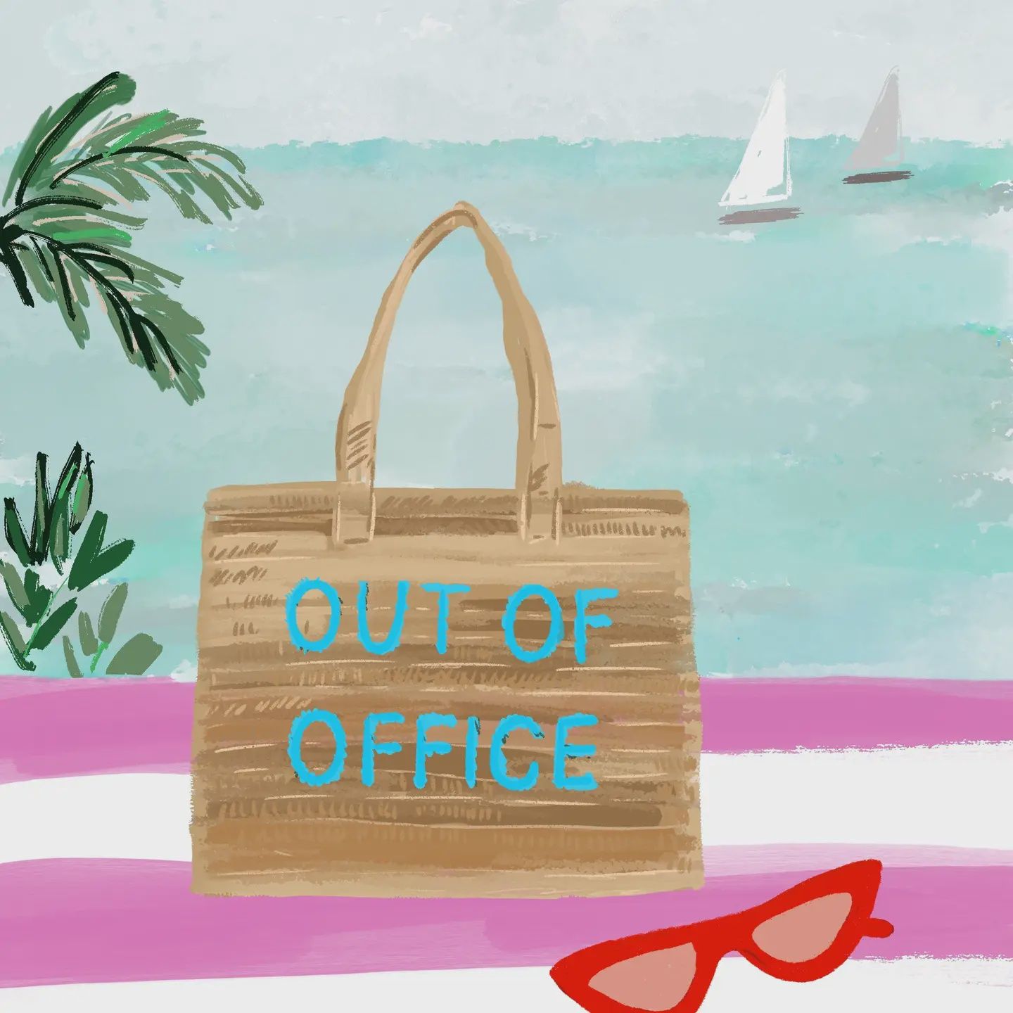 Out of Office - Art Print