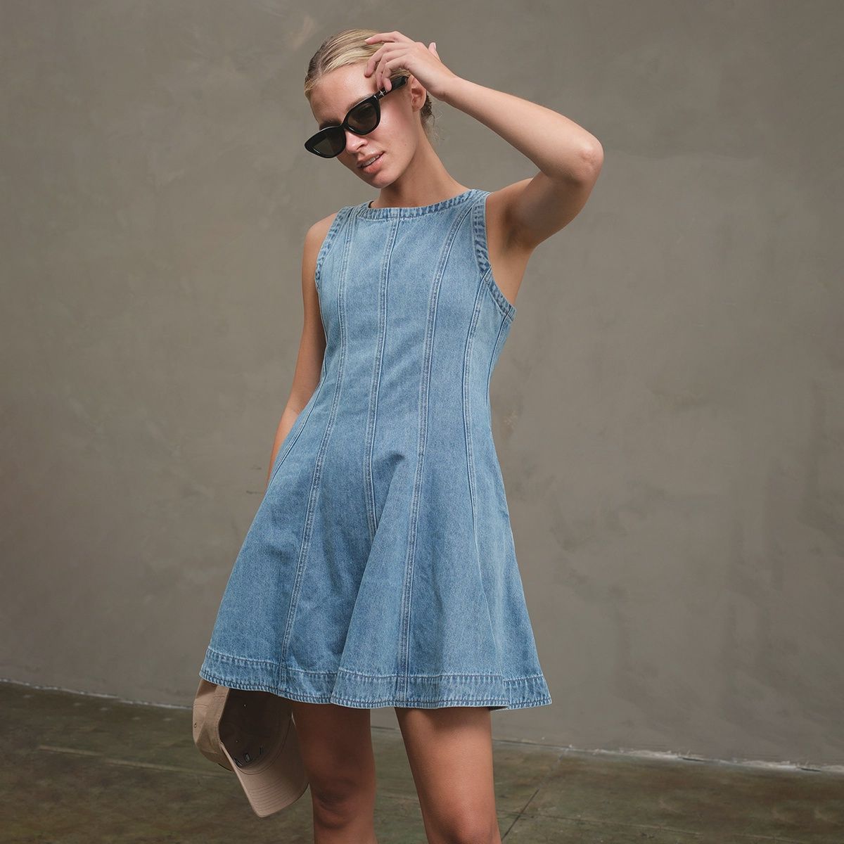 Denim Mini Dress