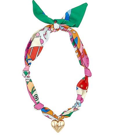 Heart Scarf Necklace