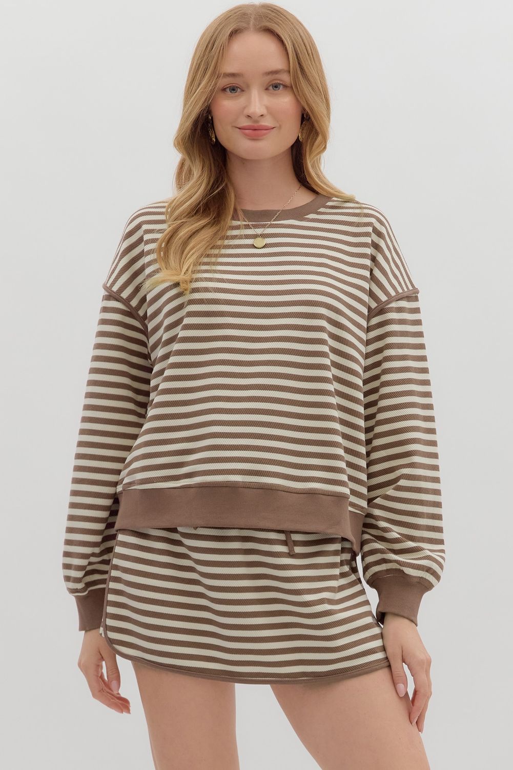 Stripe Lounge Top