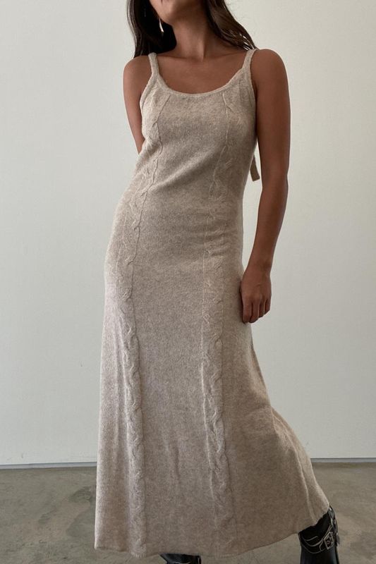 Cable Knit Maxi Dress