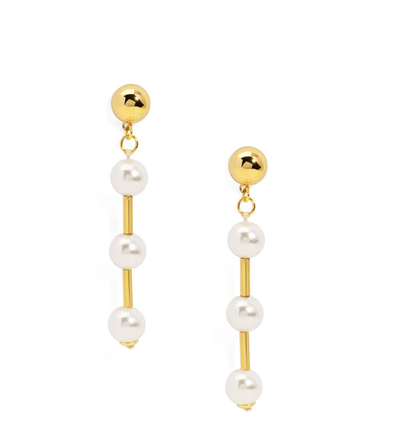Pearl Beaded Drop Earring