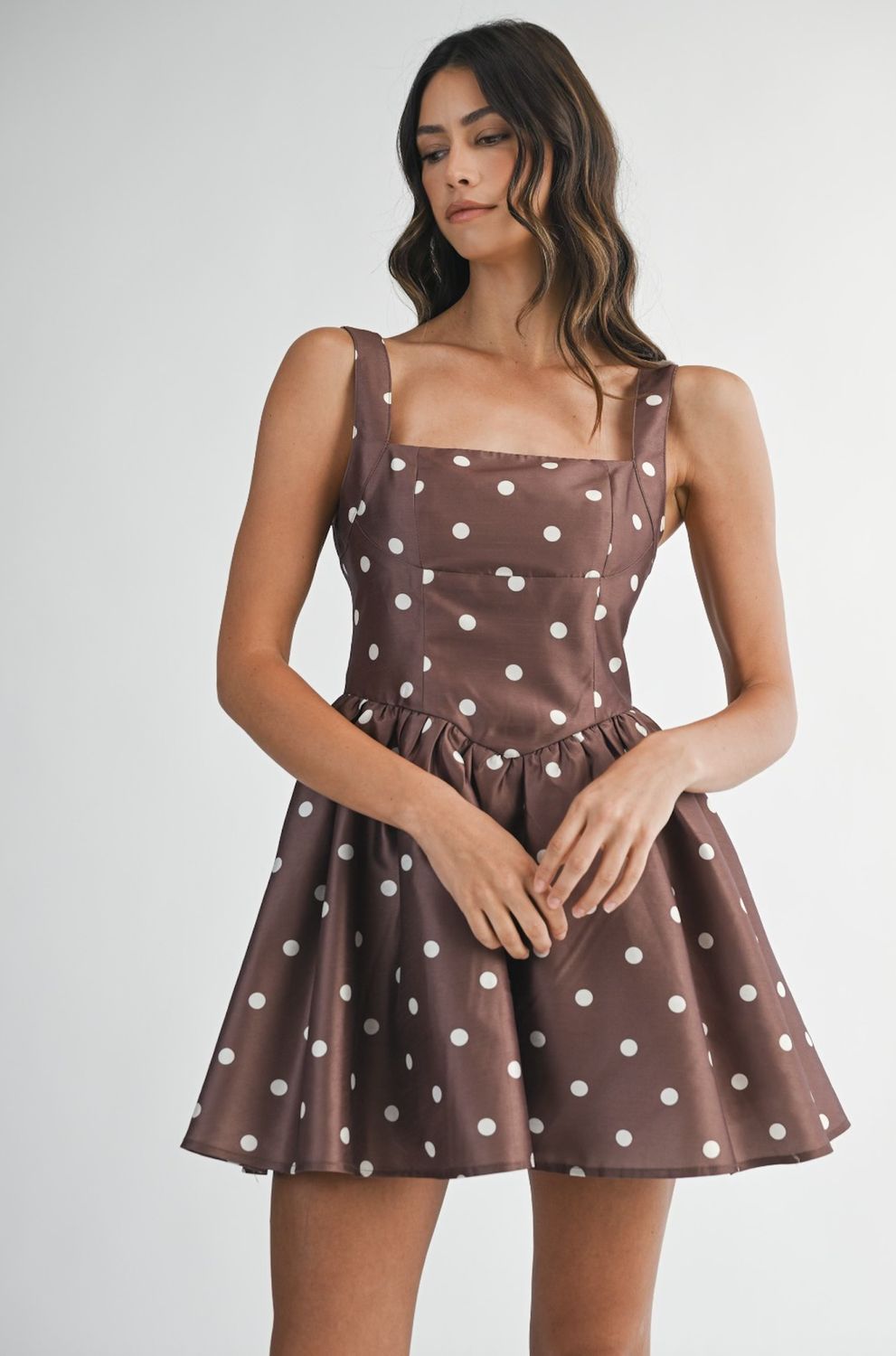 Polka Dot Mini Dress