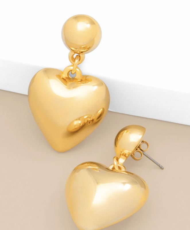 Puff Heart Earring