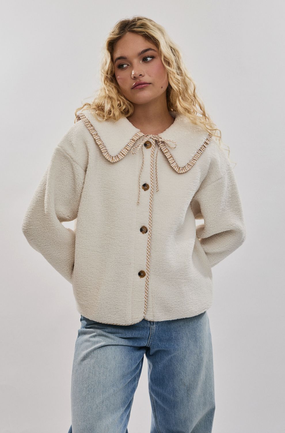 Tan Sherpa Jacket