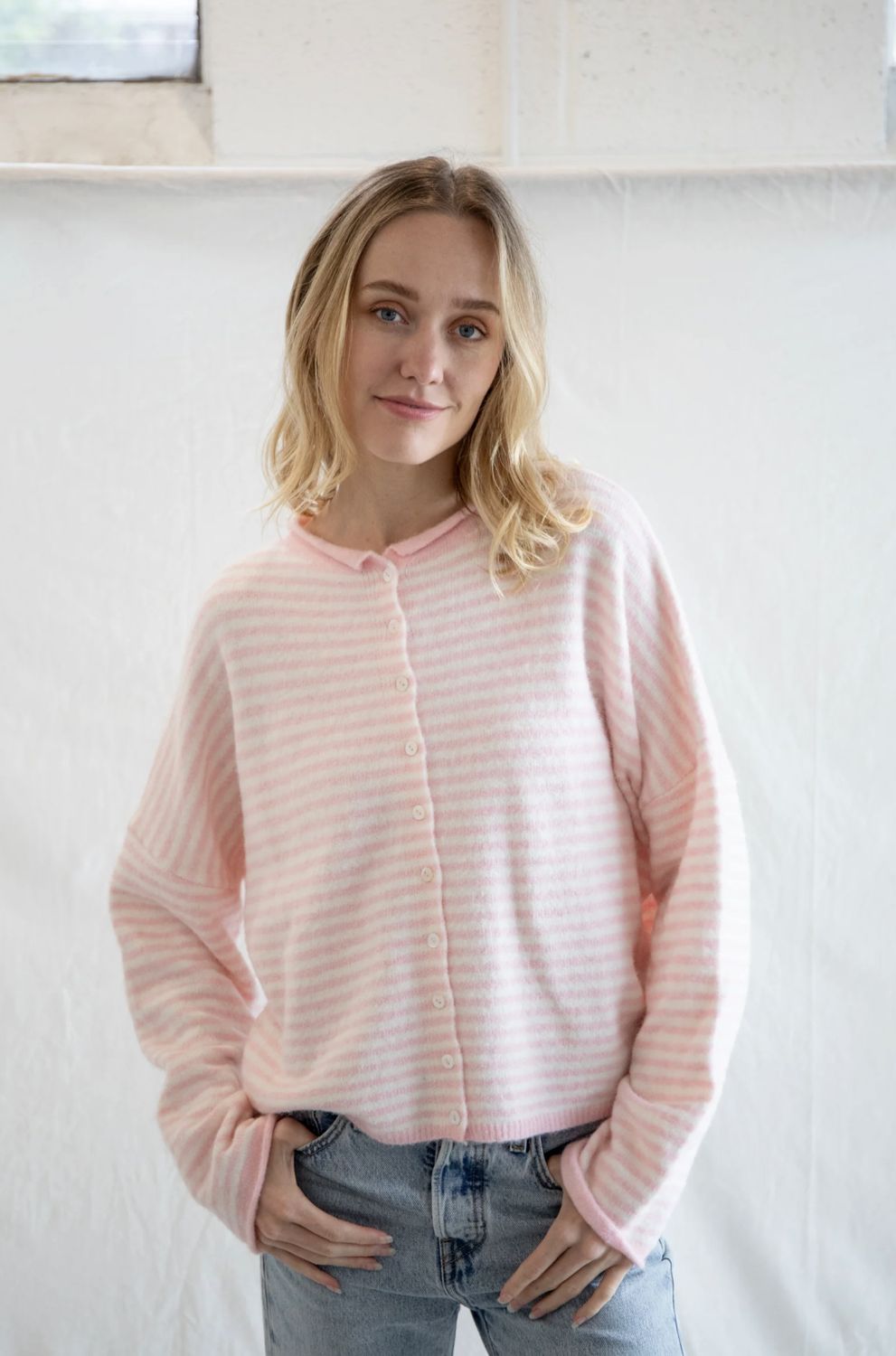 Mini Stripe Cardigan