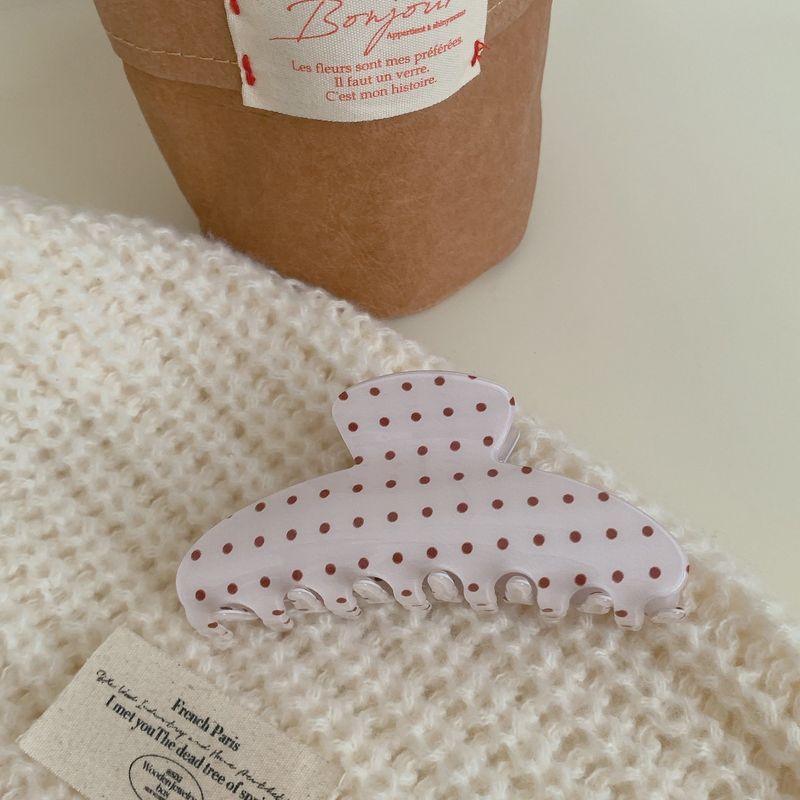 Polka Dot Hair Clip