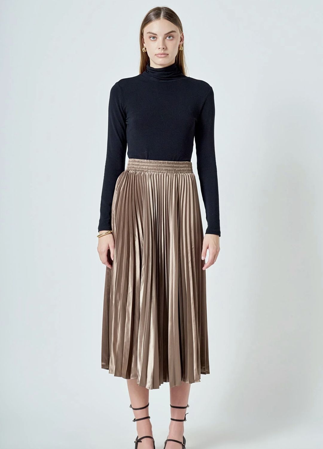 Sunburst Pleated Skirt