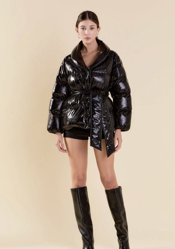 Belted Puffer Jacket
